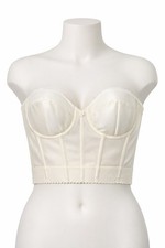 Noemi Women s Backless Strapless Longline Bustier by Dominique 34C Ivory Color