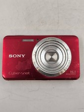 Sony Cyber-shot DSC-W650 16.1 MP Digital Camera Red - Not Working For Parts