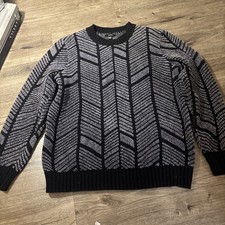 Rare Alfani Texture Knit Multicolor Sweater S...