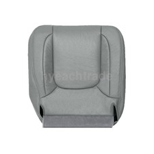 For 04-05 Dodge Ram 1500 2500 3500 Laramie Driver Bottom Leather Seat Cover Gray For 04-05 Dodge Ram 1500 2500 3500 Laramie Driver Bottom Leather Seat Cover Gray