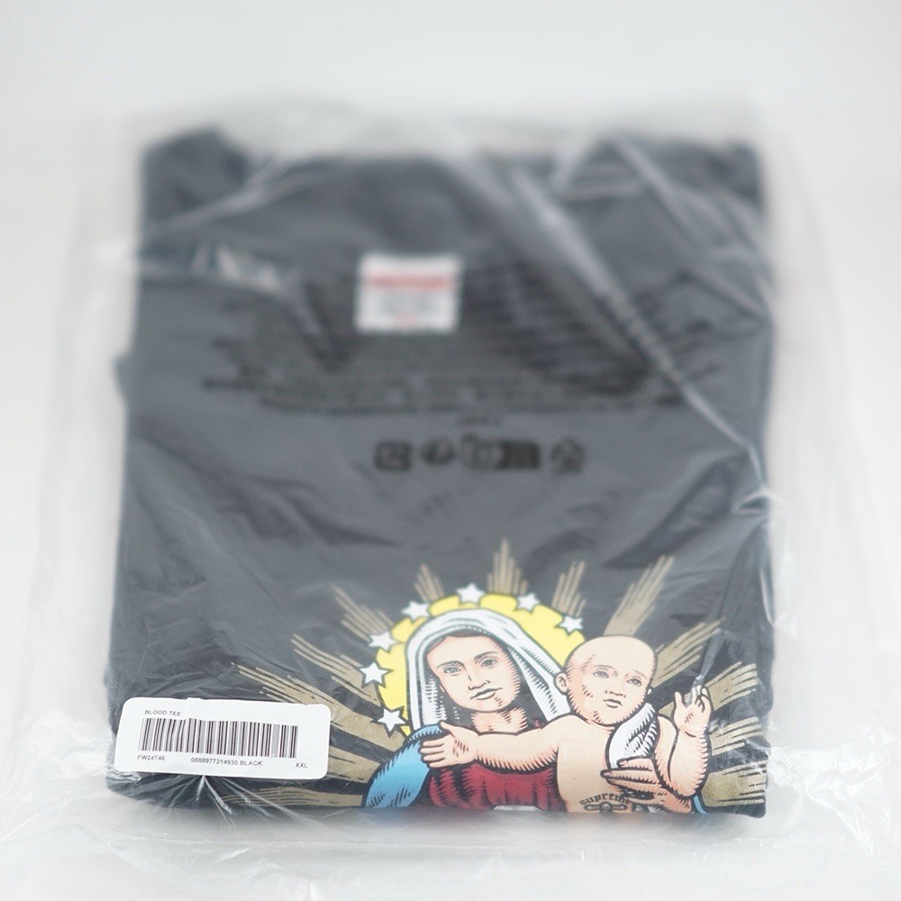 Supreme Blood Tee XXL BLACK シュプリーム ブラッド Supreme Blood Tee Black Size XXL BRAND NEW FW24 Sean Cliver T