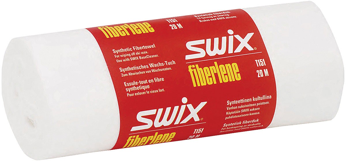 Салфетка для чистки Swix Fiberlene 20 м - Высококачественный синтетический воск на основе воска для сноуборда 4190₽
