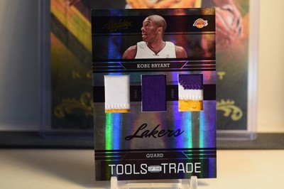 2009 Kobe Bryant TOOLS OF THE TRADE Black Prime Tiple Spectrum 3 color #'d/10