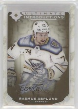 2019 Upper Deck Ultimate Collection Introductions Gold Rasmus Asplund Auto 15ok