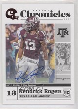 2020 Panini Chronicles Draft Picks Red Auto Kendrick Rogers #21 Auto n1u