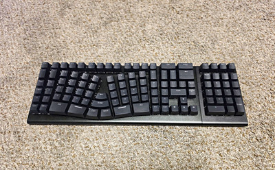 X-Bows Knight Plus Ergonomic Keyboard w/ Magnetic Numpad -  Black English QWERTY