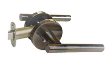 Privacy and passage modern stainless steel door lever lock knob- ANTIQUE BRASS