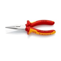 Knipex Flachrundzange Din Iso 5745 L.160Mm Flach/Rund Ger.Mehrkomp.-HüLle Vde