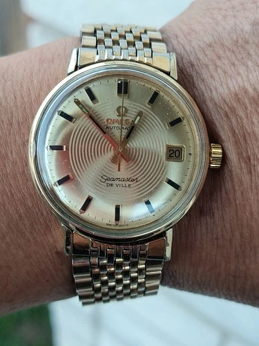 VINTAGE OMEGA SEAMASTER DE VILLE AUTOMATIC,CONCENTRIC CIRCLE DIAL RARE TO FIND!!