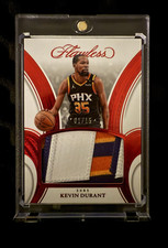 Panini Flawless 2024-25 Quad Patch Ruby Kevin Durant #QP-KVD 1/15 MEM