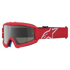 Alpinestars Youth Vision VESTA MX Goggles (Red Fluo/Chrome) Mirror Silver Lens