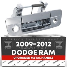 Tailgate Handle Assembly, Upgraded Metal - Compatible with 2009-2012 Dodge Ra...
