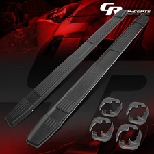 PAIR 6" STEP BAR RUNNING BOARD FOR 2017-2019 CHEVY SILVERADO GMC SIERRA CREW CAB