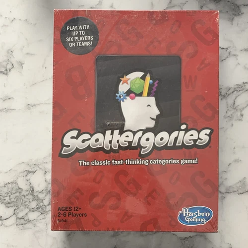 Scattergories By Hasbro Gaming 2-6 Players #C1941 Factory Box
