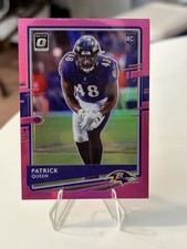 2020 Panini Donruss Optic - Rookies Patrick Queen #118 Pink Prizm (RC)
