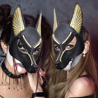 Halloween Anubis Maske Cosplay Party Festival Kunststoff Maske Herren Damen