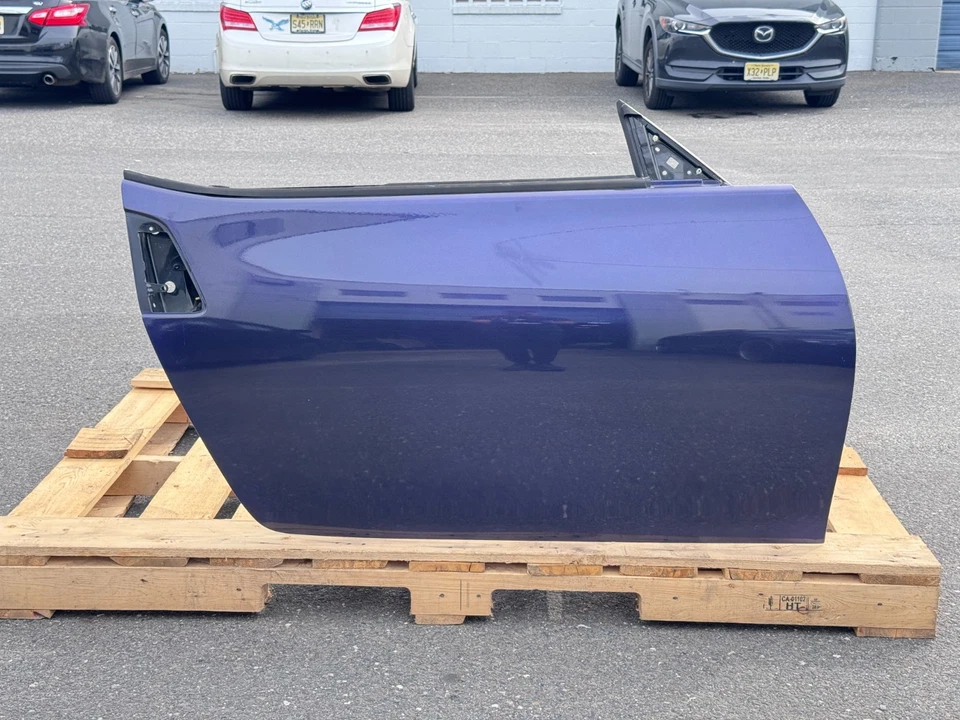 2009–2020 NISSAN 370Z NISMO RIGHT PASSENGER SIDE DOOR SHELL PURPLE OEM - Image 3 of 4