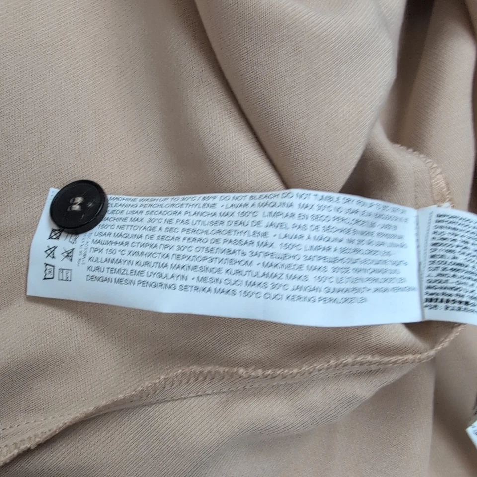 Chemise Femme Mango L Marron Clair Lyocell Viscose Fluide Neuve - Photo 4/4