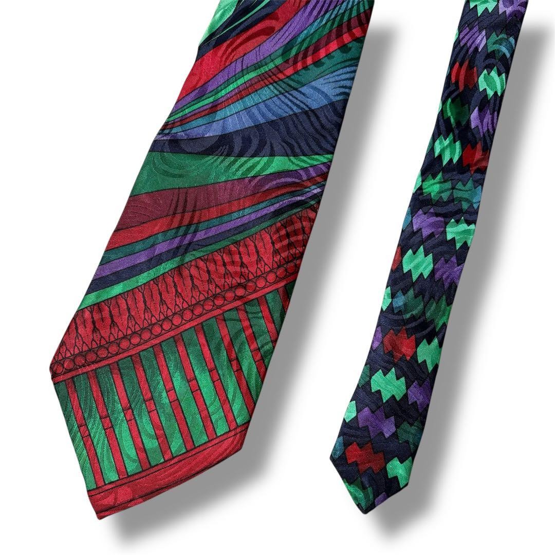 Gianni Versace Necktie Multicolor Pattern Fashion… - image 2