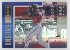 2020 Panini Absolute Unsung Heroes Blue Starling Marte #UH12 00gy