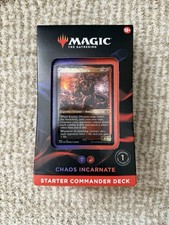 MTG Magic The Gathering Chaos Incarnate Starter Commander Deck Sealed