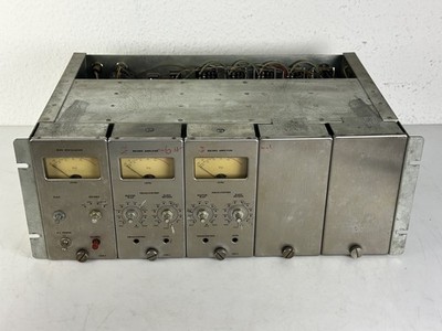 2x Viking Telex TDA-1 Record Amplifier + TDB-1 Bias Oscillator + TDC Audio Rack