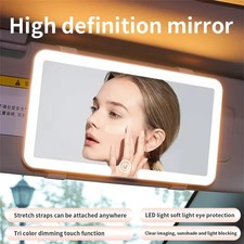 Rechargeable Led Car Sun Visor Makeup Mirror Fill Light Vanity Mirror For Women Rechargeable Led Car Sun Visor Makeup Mirror Fill Light Vanity Mirror For Women