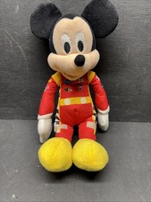 Disney Race Mickey Mouse the Roadster Racers Stuffed Plush Toy Doll 10"