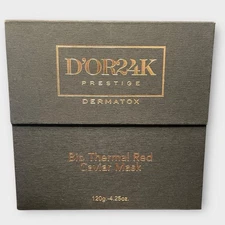 D'OR24K Gold Bio Thermal Red Caviar Mask $4000 120g Anti Aging Prestige Dermatox