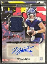 2024 Topps Composite Will Levis Rookie Patch Auto /99 #CPAV-WL
