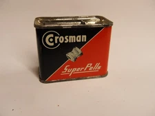 Vintage New Old Stock Crosman Super Pells .22 Cal Full Tin Can 250 Pcs Ex/Cond