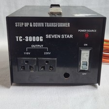 Seven Star TC-3000 110/120/220/240-Volt Step Down up Transformer 3000W Watt