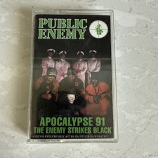 Apocalypse 91 The Enemy Strikes Black By Public Enemy Cassette Tape, 1991, Sony