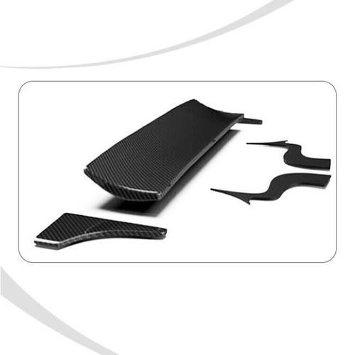 RT style Carbon Fiber Rear Trunk Spoiler Wing Flap For Ford Mustang 2015-22 - Picture 11 of 12