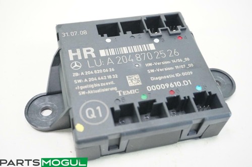 08-14 Mercedes W204 C300 Front Left Side Door Control Module OEM - Picture 2 of 6