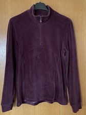 SPORTALM KITZBÜHEL Fleece Shirt Damen Gr. 38 Lila Half Zip