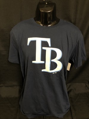 Fantatics Sport Unisex T-Shirt Tampa Bay Rays TB MLB Spring 2021 Sz Large