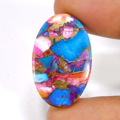 Coppia unica di azzurrite blu naturale 43,80 ct. Pietra preziosa ovale