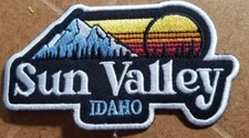 Sun Valley Idaho embroidered Patch approx 2.25x3.75"