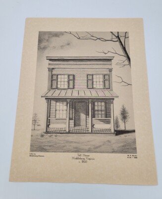 Toll House 1989 Mesko Middleburg Virginia Art Print