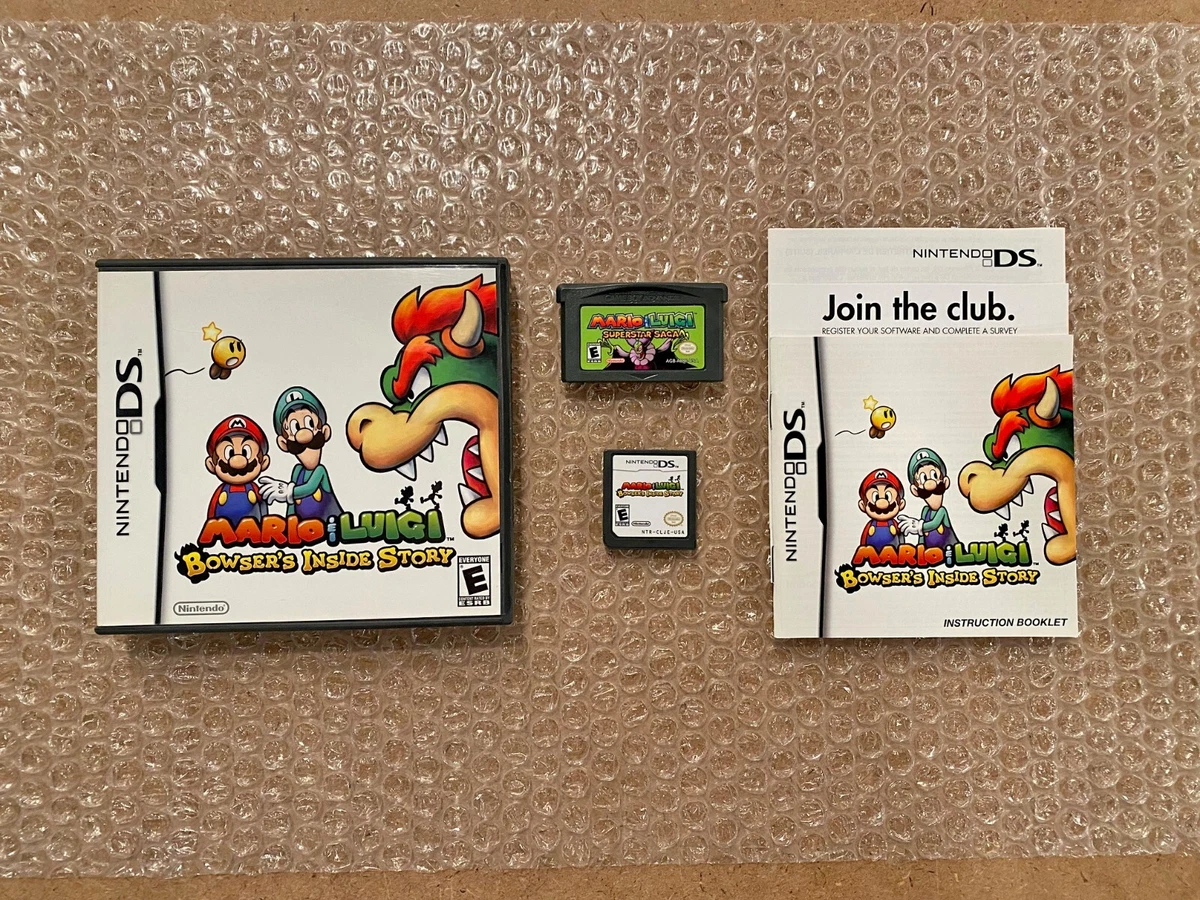 Mario & Luigi: Bowser's Inside Story Rating E-Everyone Video Games for sale