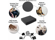 Memory Foam Pressure Relief Wheelchair Cushion Seat Pad Removeable Zip Cover