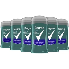 Degree 48 h All Day Odor Protection Deodorant Stick Men Arctic Edge 3 OZ Pack 6