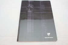 Clairefontaine Staplebound Notebook 8" X 11" Lined Black