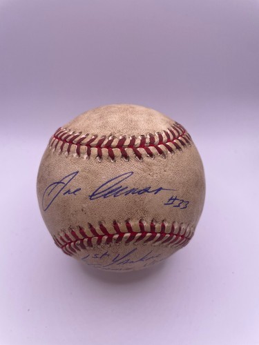 Jose Canseco Signed Inscribed 1st Yankee Game Used 2000 MLB Baseball JSA COA - Picture 2 of 9