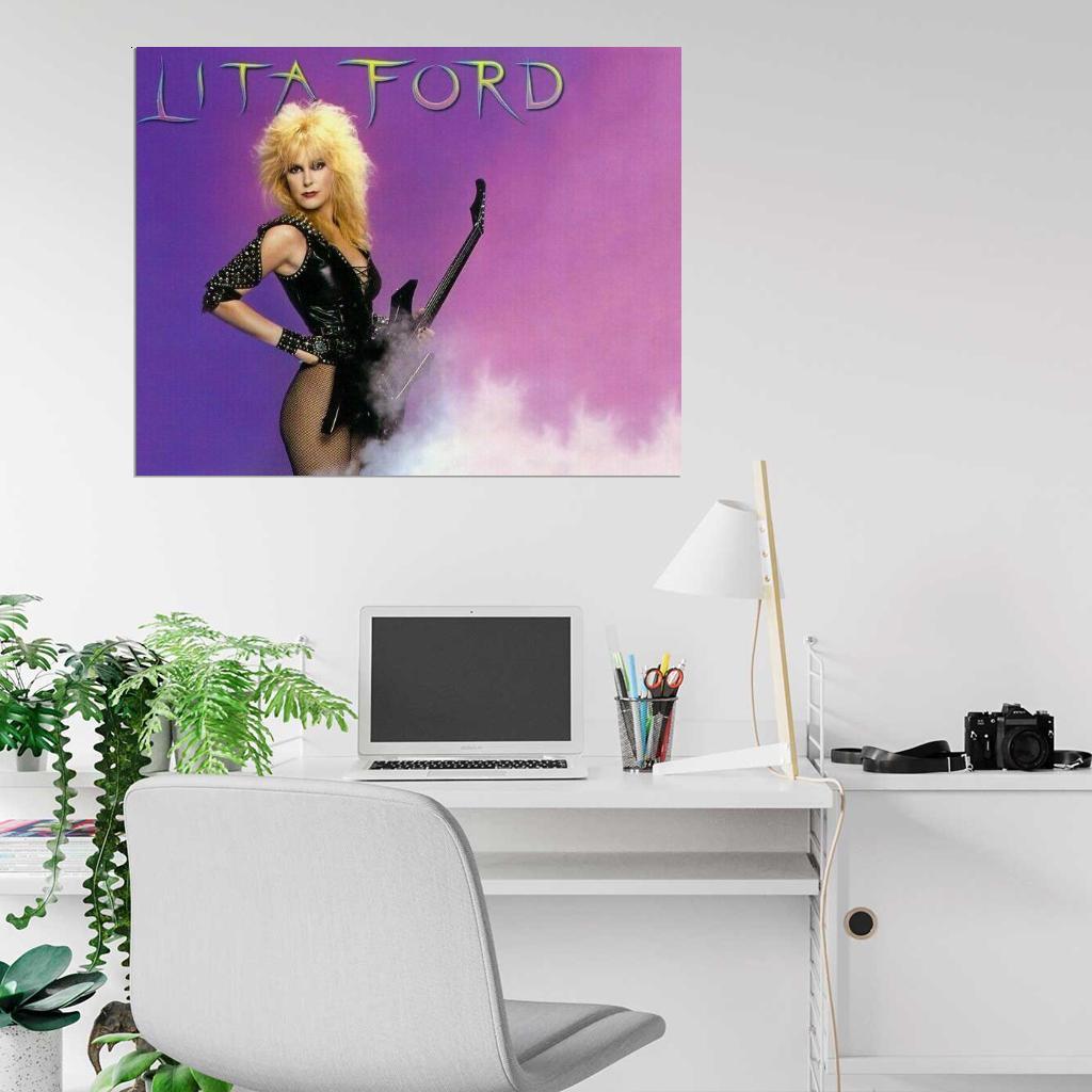 526797 LITA FORD Hollywood TV Movie in 16x12 WALL PRINT