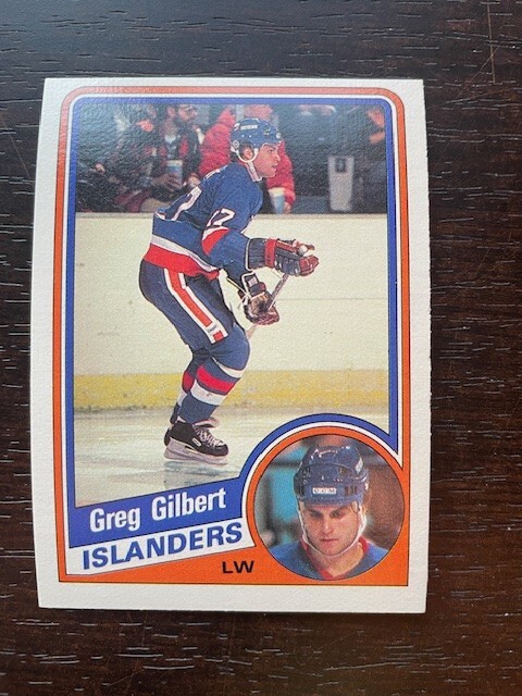 1984-85 O-Pee-Chee OPC Set Break #125 Greg Gilbert RC - NY Islanders NM+