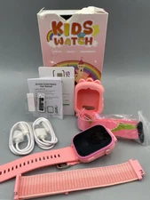 OKYUK 4G Kids Smart Watch,-(Pink)