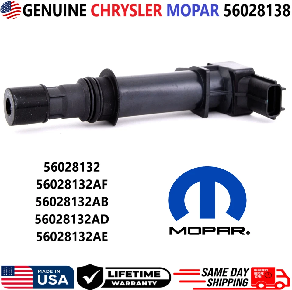 ПОДЛИННЫЙ MOPAR x 8 катушки зажигания для 1999-2008 Dodge Jeep 3,7 л 4,7 л, 56028138AF - Изображение 2 из 4