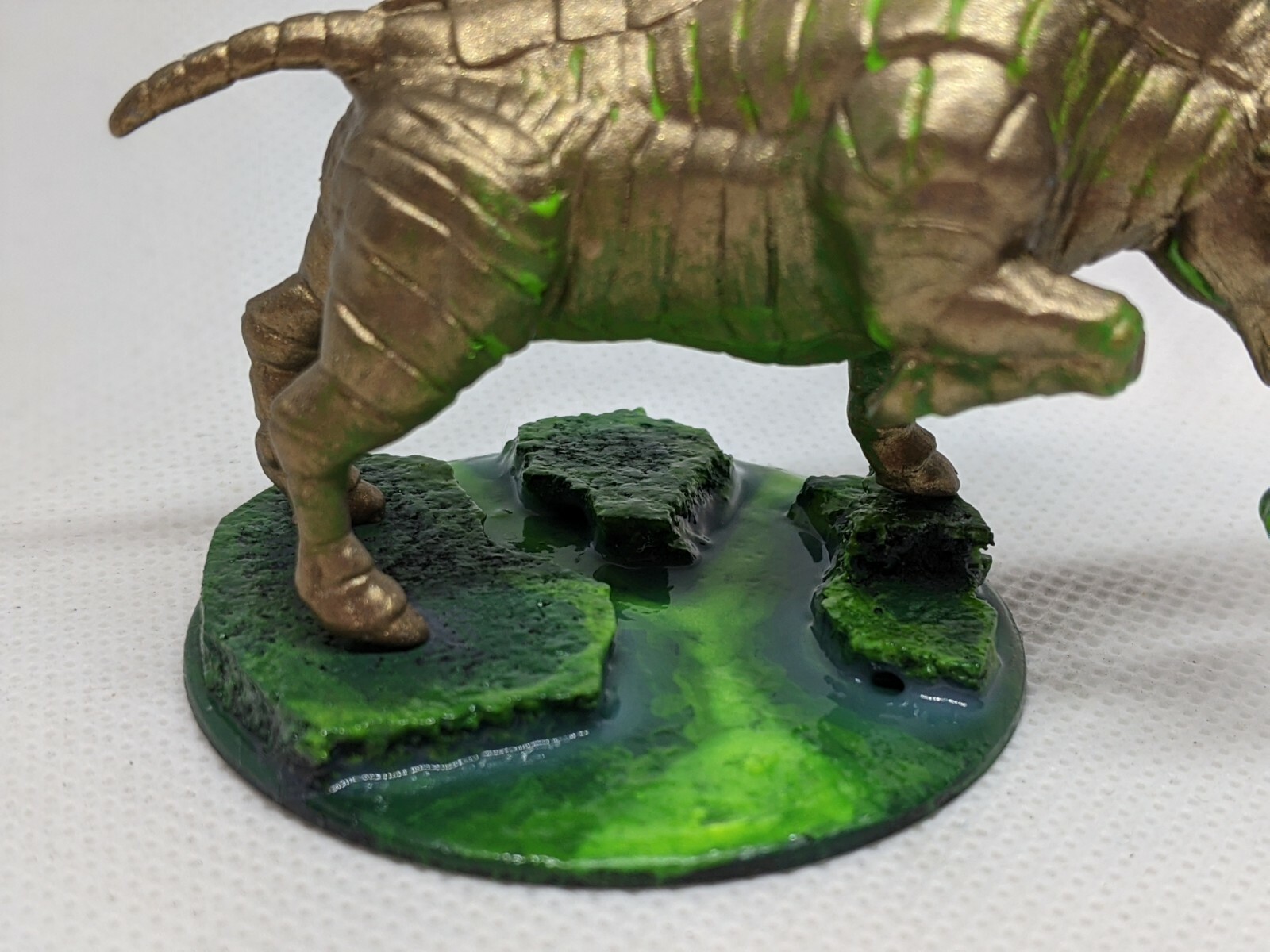 New PAINTED Nolzur’s Brass Bull Miniature D&D DnD Pathfinder